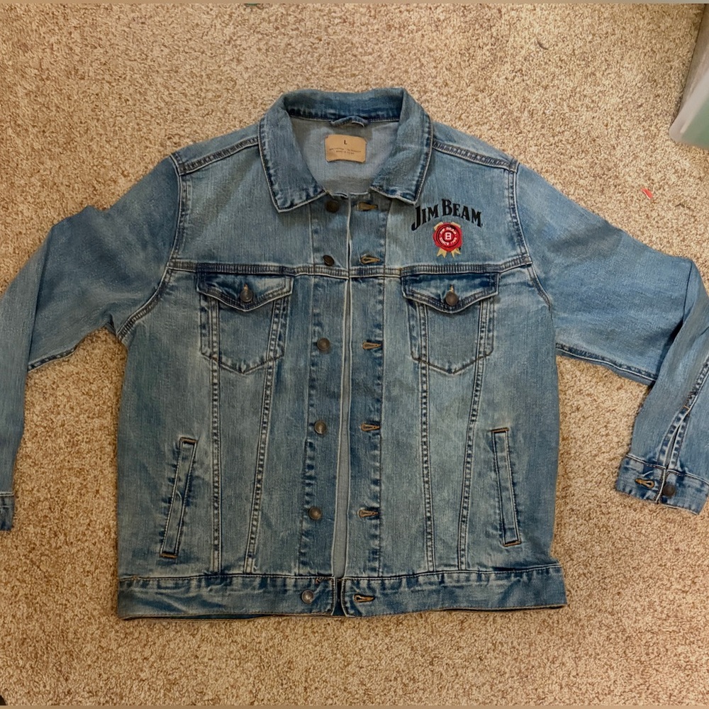 Jim Beam Authentic Denim Jacket New L